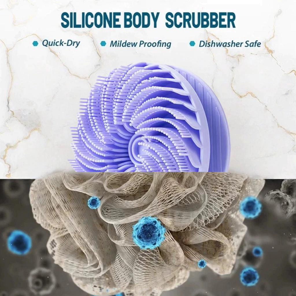 Silicone Shower Scrub (Double Sided)